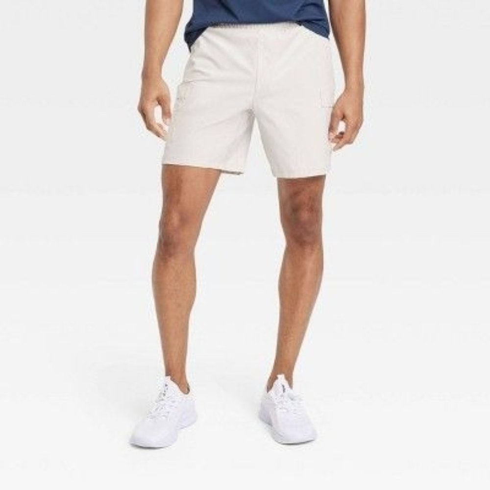 NEW All in Motion Men's Hybrid Cargo Shorts 7" Size Small